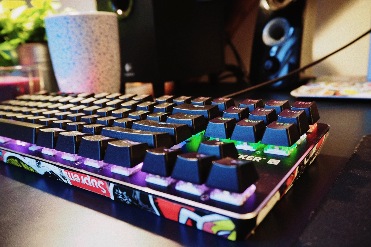 Photo of the keyboard